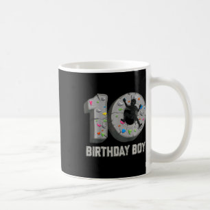Kinder 10 Jahre alt Bouldertraining 10. Geburtstag Kaffeetasse