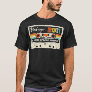 Kinder 10 Jahre Alte Geschenke Vintag 2011 limitie T-Shirt