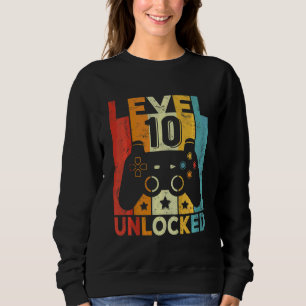 Kinder 10 Jahre Junge Mädchen 2012 Geburtstag Stuf Sweatshirt