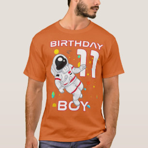 Kinder 11. Geburtstag Astronaut 11 Jahre alt Gebur T-Shirt