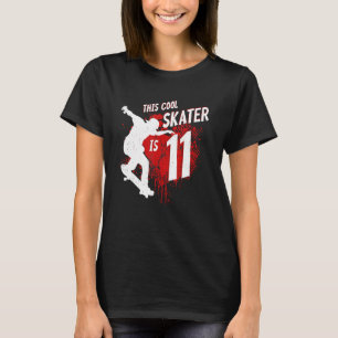 Kinder 11. Geburtstagskateboard - Dieser Coole Ska T-Shirt