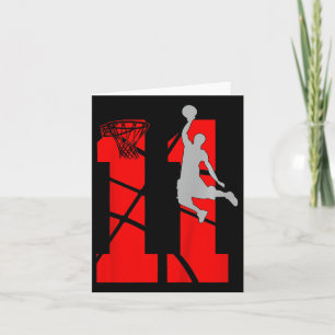 Kinder 11 Jahre alt 11. Bysketbyll Geburtstagspart Karte