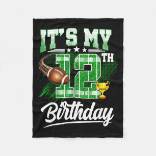 Kinder 12 Jahre alt Es ist mein 12. Geburtstag Fuß Fleecedecke