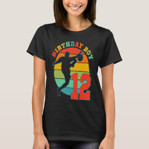 Kinder 12 Jahre Alte Fußball Geburtstagsparty Them T-Shirt