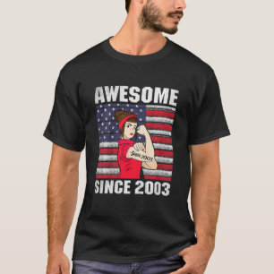 Kinder 19 Jahre alt Phantastisch seit 2003 19. Geb T-Shirt