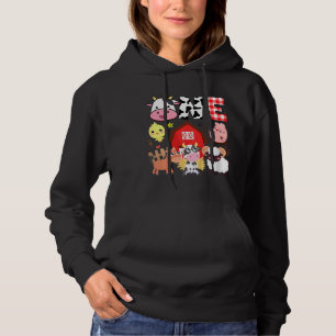 Kinder 1. Geburtstag 1 Jahr alt Landtiere Thema Ti Hoodie