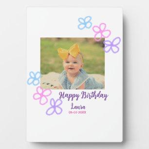 Kinder 1 Geburtstag hinzufügen Name Datum hinzufüg Fotoplatte