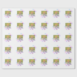 Kinder 1 Geburtstag hinzufügen Name Datum hinzufüg Geschenkpapier