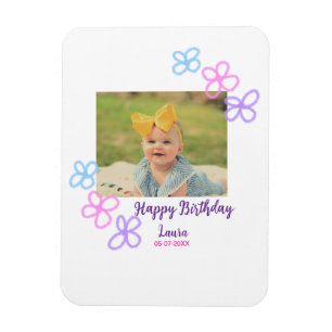 Kinder 1 Geburtstag hinzufügen Name Datum hinzufüg Magnet