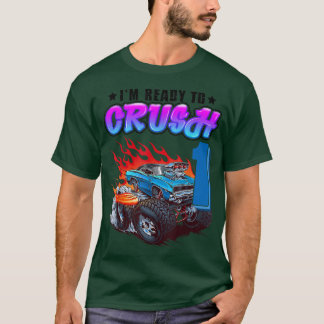 Kinder 1 Geburtstag Junge Blaze Car 1 Jahr Altes M T-Shirt