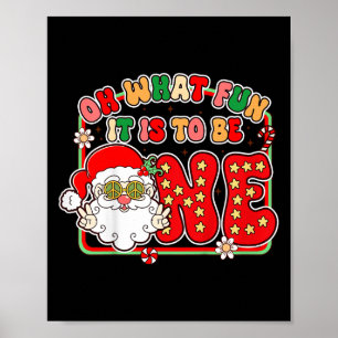 Kinder 1. Geburtstag Weihnachtsstimmung Oh Was Für Poster