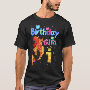 Kinder 1 Jahre alt Fisch sein mein 1. Geburtstag G T-Shirt