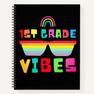 Kinder 1. Klasse Vibes-First Klasse zurück zur Sch Notizbuch