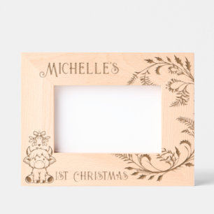 Kinder 1. Weihnachten Geätzte Rahmen