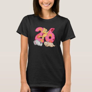 Kinder 26. Geburtstag Kittens Ballon Katze Paw The T-Shirt