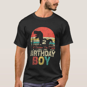 Kinder 2 Geburtstag 2 Jahr alt 2. Geburtstag Junge T-Shirt