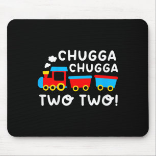Kinder 2 Geburtstag Boy Train Chugga Chugga zwei z Mousepad