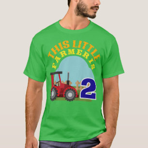 Kinder 2. Geburtstag Dieser kleine Bauer ist 2 Far T-Shirt