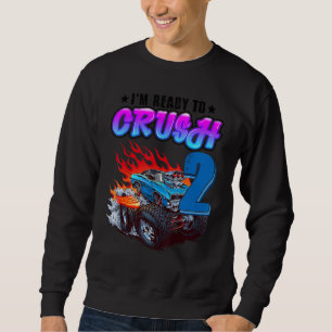 Kinder 2. Geburtstag Junge Blaze Auto 2 Jahre alte Sweatshirt