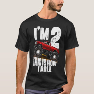 Kinder 2. Geburtstag Junge Monster Truck Regel Jam T-Shirt