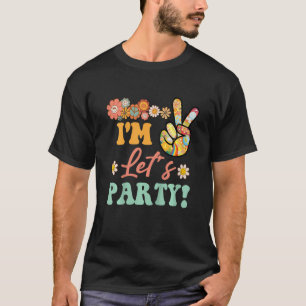 Kinder 2. Geburtstag Outfit Girl Retro Sonnenblume T-Shirt