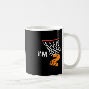 Kinder 2. Geburtstag Sketll Ich bin 2 Zwei Jahre a Kaffeetasse