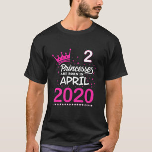 Kinder 2. Geburtstag T-Shirt Rosa Prinzessinnen Ge