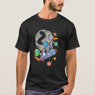 Kinder 2 Jahre alt Geburtstag Junge Astronaut 2. G T-Shirt