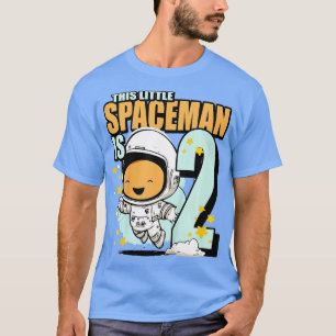 Kinder 2 Jahre alt Geburtstag Junge Astronaut 2. G T-Shirt