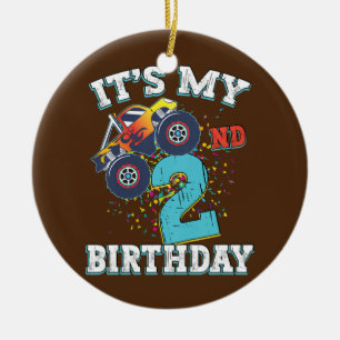 Kinder 2 Jahre alt Junge Mädchen Es ist mein 2. Ge Keramik Ornament