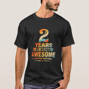 Kinder 2 Jahre alte Geschenke Vintag 2019 Limited T-Shirt