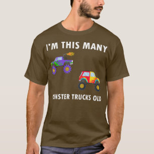 Kinder 2 Jahre Alte LKW Jungs 2. Geburtstag T-Shirt
