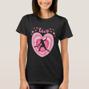 Kinder 2 Jahre Altes Niedliches Tennis Geburtstag T-Shirt