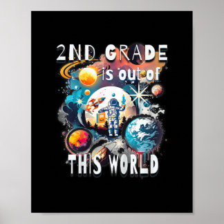 Kinder 2. Klasse ist aus diesem Weltschuljahr St. Poster