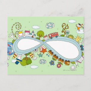 Kinder 2 postkarte