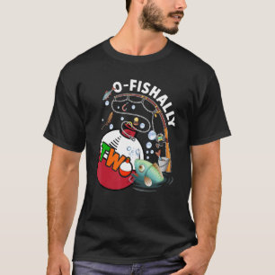 Kinder 2 Tage Fischerei Thema für Jungen und Mädch T-Shirt