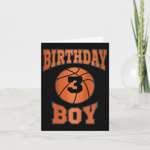 Kinder 3. 3. 3. Geburtstag glücklich Junge Jungen  Karte