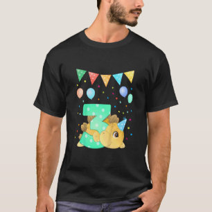 Kinder 3. Geburtstag bin ich 3 mit Dino Hat Ballon T-Shirt