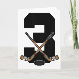 Kinder 3. Geburtstag Eishockey Kinder Kleinkind Ju Karte