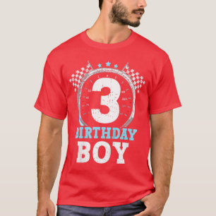 Kinder 3. Geburtstag Junge 3 Dritter Renn Geburtst T-Shirt