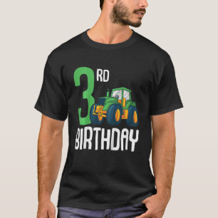 Kinder 3. Geburtstag Junge 3 Jahre alter Hof LKW L T-Shirt