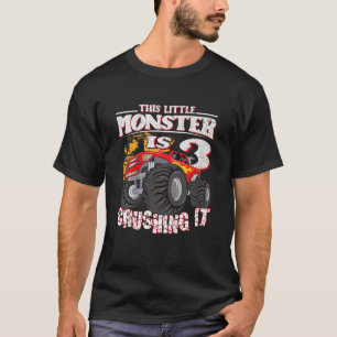 Kinder 3. Geburtstag Kinder diesen kleinen Monster T-Shirt