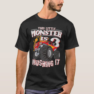 Kinder 3. Geburtstag Kinder diesen kleinen Monster T-Shirt