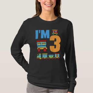 Kinder 3 Geburtstagskinder Mädchen 3 Jahre alt ich T-Shirt