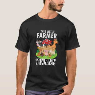 Kinder 3 Geburtstagstiere Tiere Niedlich 3 Jahre a T-Shirt