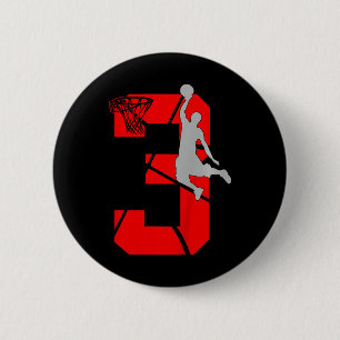 Kinder 3 Jahre alt 3 Basketball GeburtstagspartyTh Button