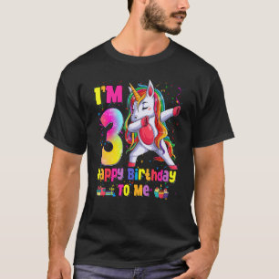 Kinder 3 Jahre alt 3. Geburtstag Mädchen Prinzessi T-Shirt