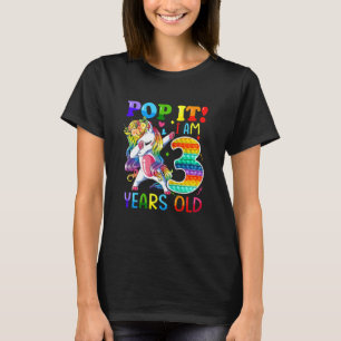 Kinder 3 Jahre Alte Geschenke 3. Geburtstag Mädche T-Shirt
