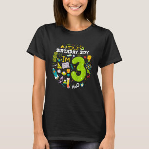 Kinder 3 Jahre Junge Wissenschaftler 3. Geburtstag T-Shirt
