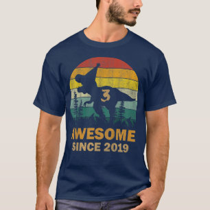 Kinder 3 Jahre Phantastisch seit 2019 3. Geburtsta T-Shirt